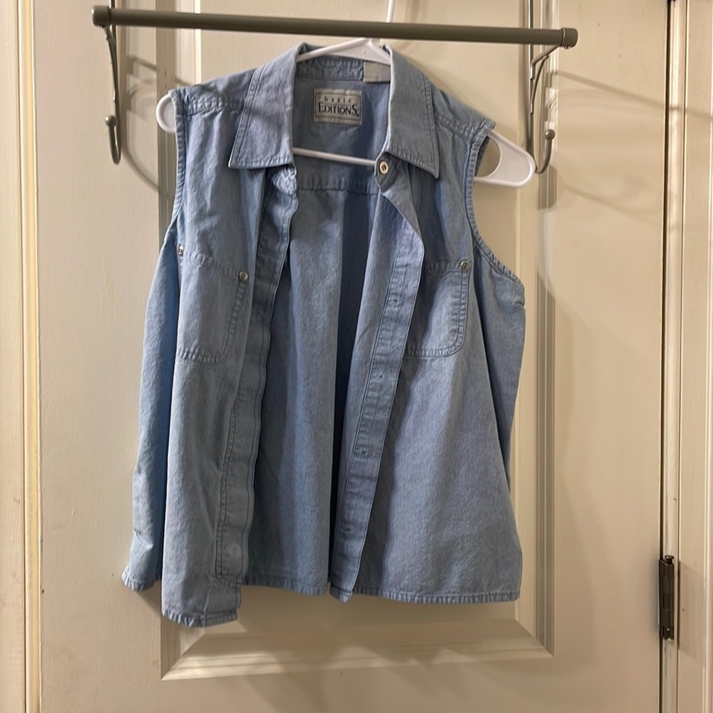 A light denim shirt